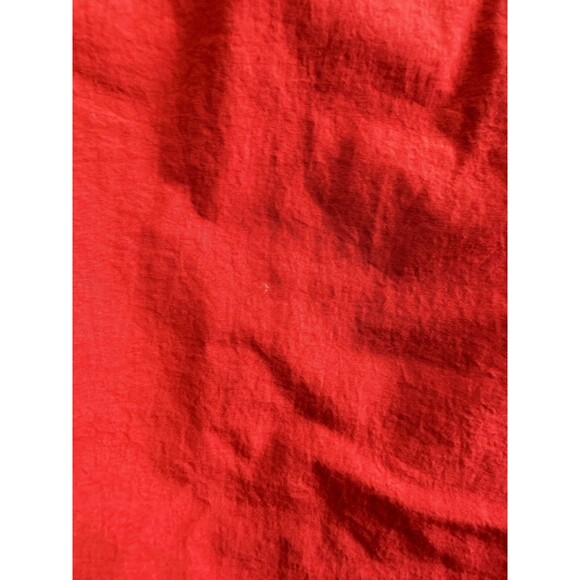 90s TOMMY HILFIGER Mens Medium Mesh Lined Red Blue Swim Trunks Shorts Colorblock - Picture 14 of 14